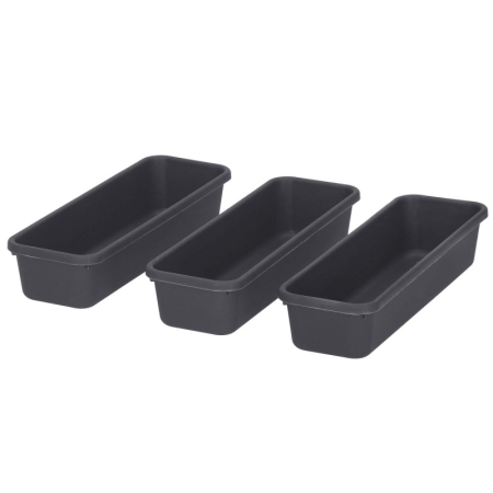 Organizator sertar bucatarie, 8 piese, negru [5]