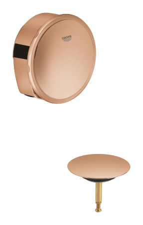 Ornament preaplin si evacuare Grohe 19952DA0, TalentoFill, pentru evacuare cada Grohe, lucios, cupru [1]