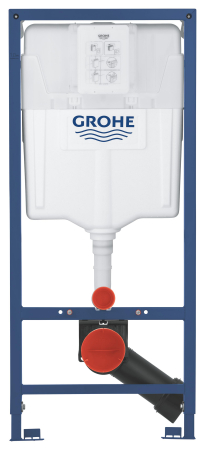 Pachet 2in1 cadru WC Rapid SL Grohe 38536001, 1130 mm, 500 mm, 90, 110 mm, 2 moduri spalare, incastrat, otel [2]