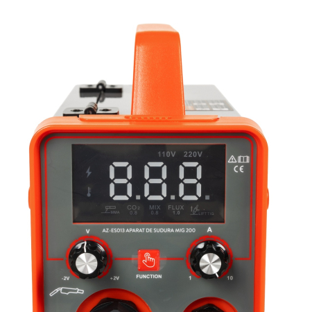 Pachet Aparat+masca Sudura Almaz AZ-ES1013-G01, MMA+MIG+FCAW, 200A AD [2]
