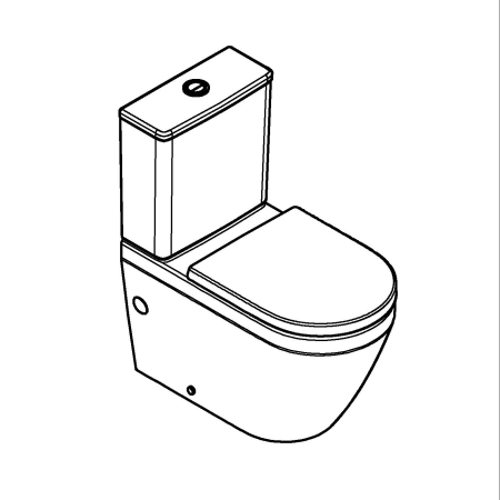 Pachet WC Grohe 102513SH00, Euro Ceramic, pe podea, Rimless, capac SoftClose, alb [10]