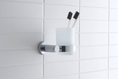 Pahar baie Duravit 0099201000, D-Code, tip instalare pe perete, calitate superioara pentru baia ta, crom [1]