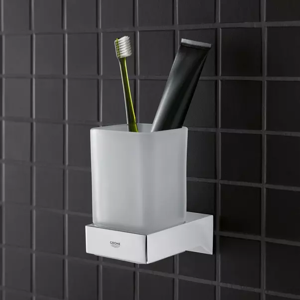 Pahar Grohe Selection Cube alb mat [1]