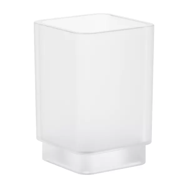 Accesorii lavoare - Pahar Grohe Selection Cube alb mat