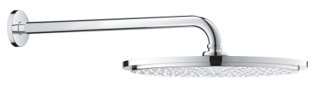 Baie - Palarie de dus Grohe 26056000, montaj pe perete, diametru 310 mm, pentru un dus confortabil zilnic, crom