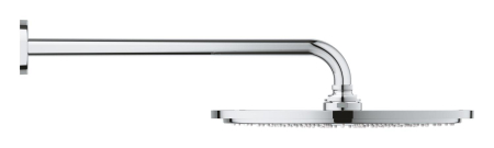 Palarie de dus Grohe 26066000, Dus fix Rainshower 310, montaj pe perete, diametru 310 mm, conexiune instalare 1/2, crom [2]