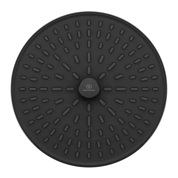 Palarie de dus rotunda din aluminiu Ideal Standard Alu+ negru mat 2 functii [2]