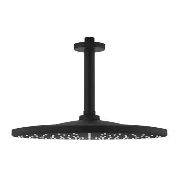 Brate si palarii dus - Palarie si brat de dus Grohe Rainshower Mono 310 cu 1 functie negru mat