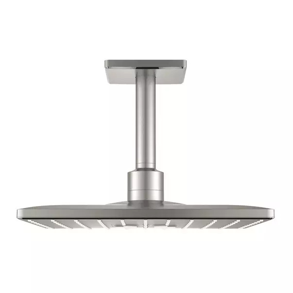 Brate si palarii dus - Palarie si brat de dus Grohe Rainshower Mono Cube 310 crom periat Supersteel 2 functii