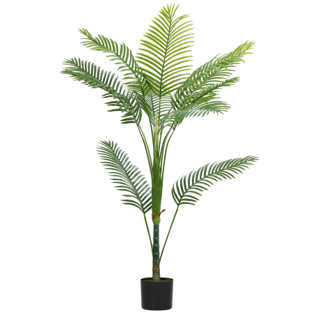 Living & hol -  Palma Artificiala Areca inalta de 150 cm pentru Interioare cu Vas Verde