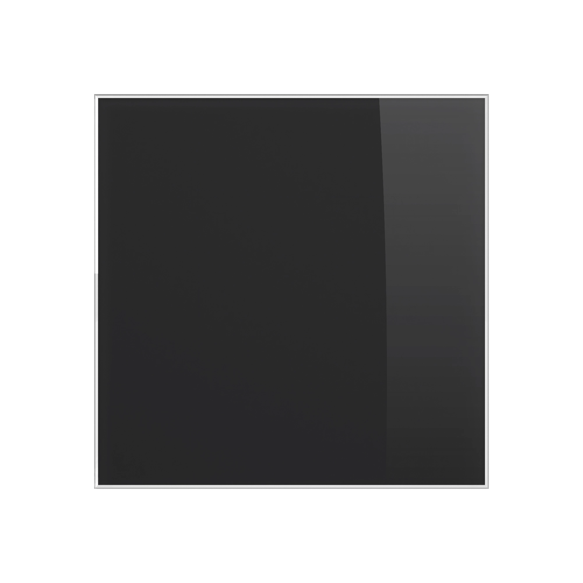 Panou decorativ din sticla VentEurope PAGL4/5B, compatibil cu ventilatoarele EON, 179x179 mm, design modern, Negru [1]