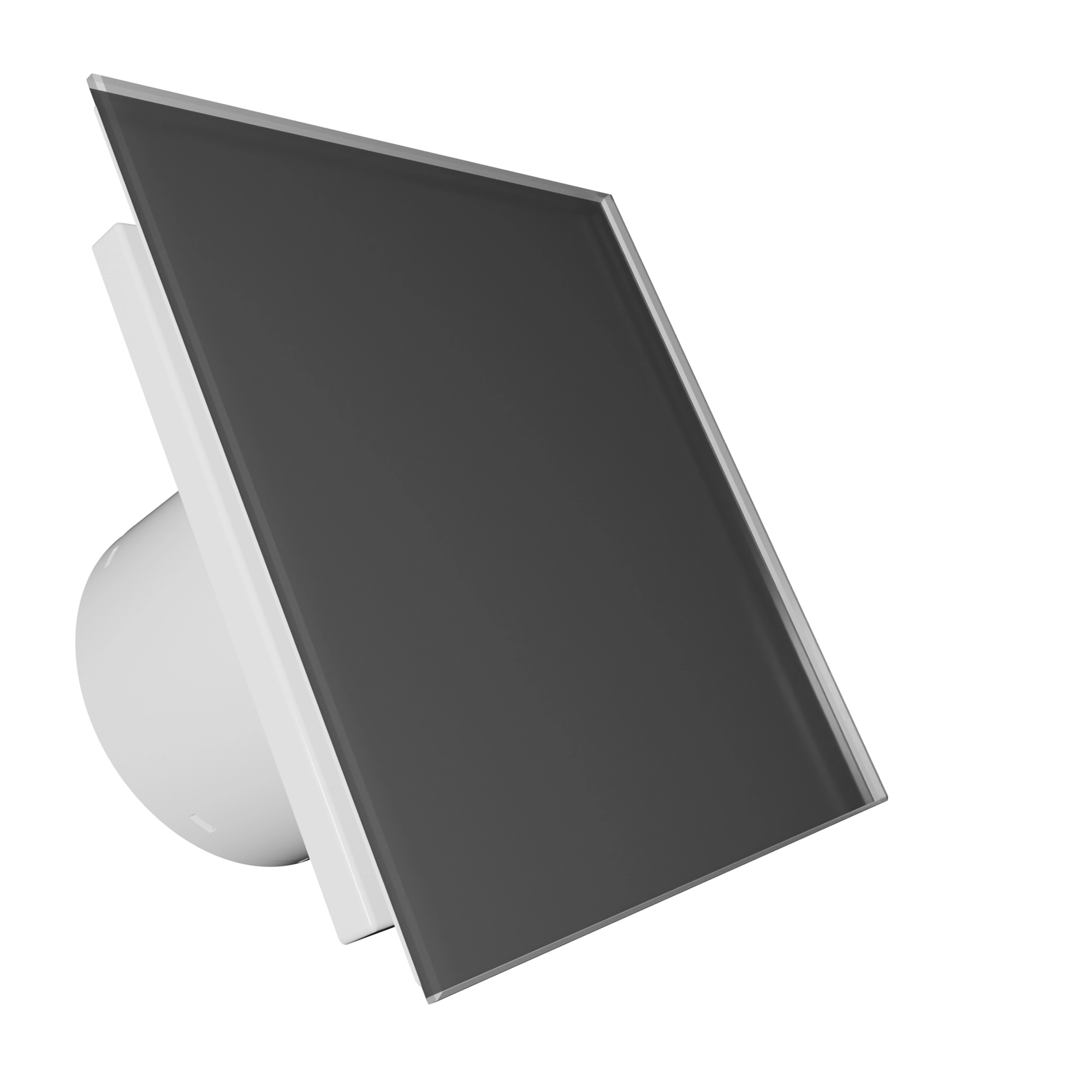 Panou decorativ din sticla VentEurope PAM4/5G, compatibil cu ventilatoarele EON, 179x179 mm, design modern, Gri [1]