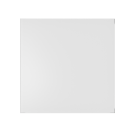 Panou decorativ din sticla VentEurope PAGM4/5W, compatibil cu ventilatoarele EON, 179x179 mm, design modern, Alb mat [1]
