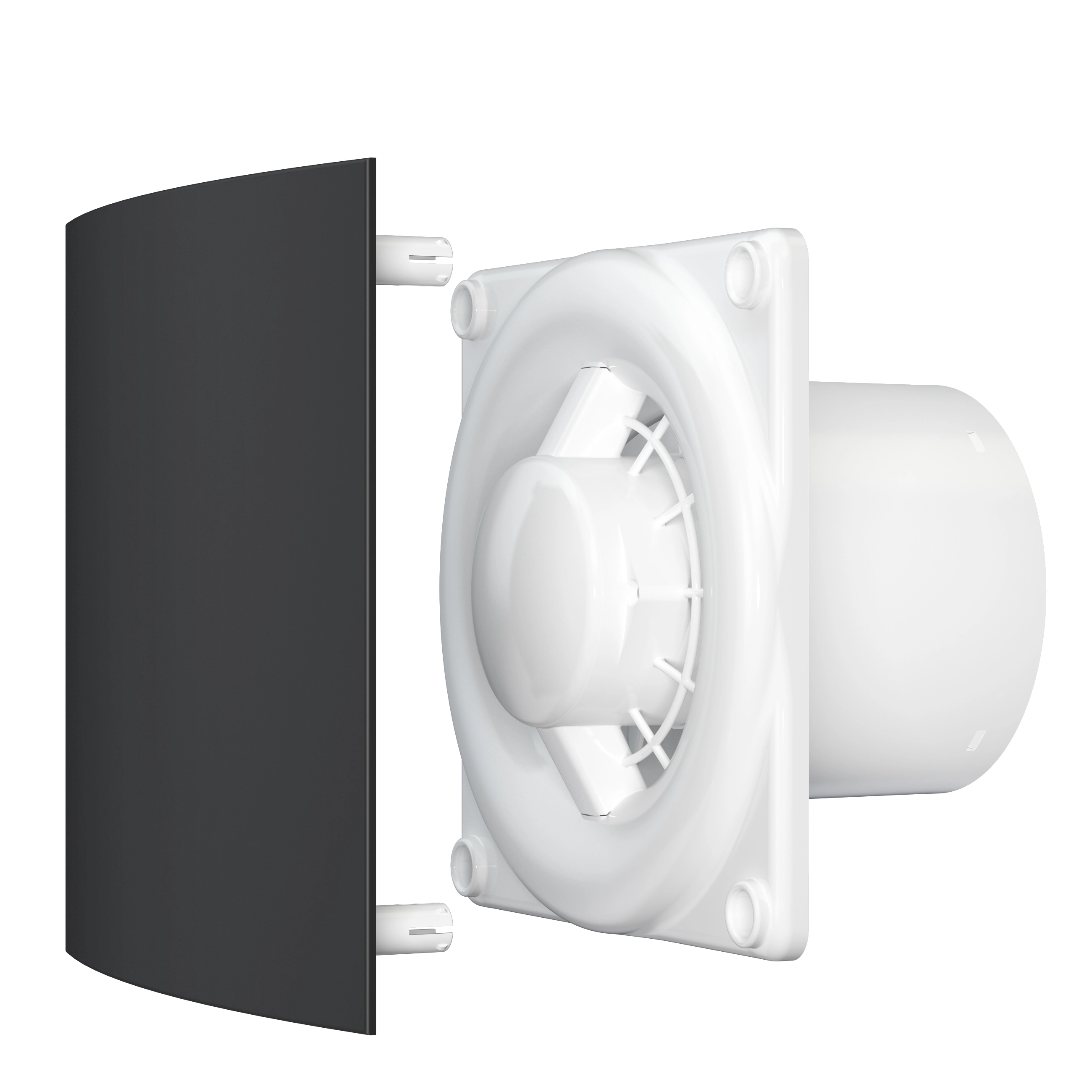 Panou decorativ VentEurope PP100OX, 172x172 mm, compatibil cu seria Place, plastic ABS, Onix [2]