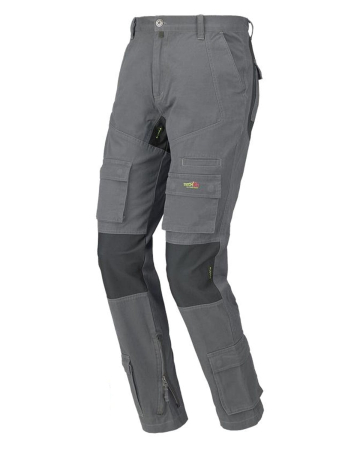 Pantaloni de lucru - Pantaloni talie Horner, Sezon Toamna-Iarna, Gri, Marime L