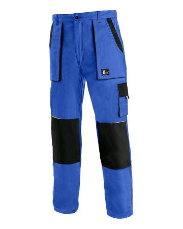 Pantaloni de lucru - Pantaloni talie Lux Josef, Sezon Iarna, Albastru/Negru, Marime 46