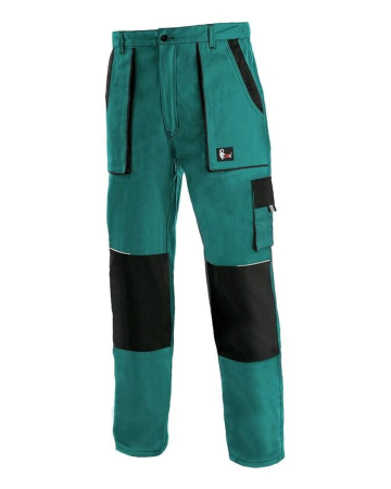 Pantaloni de lucru - Pantaloni talie Lux Josef, Sezon Iarna, Verde/Negru, Marime 46