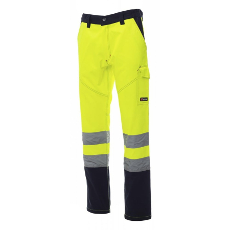 Pantaloni de lucru - Pantaloni talie Payper Charter, Sezon Toate anotimpurile, Yellow/Navy Blue, Marime S