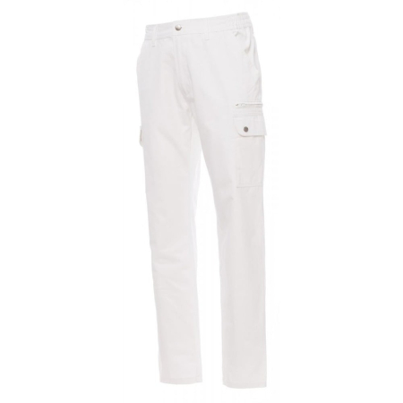 Pantaloni de lucru - Pantaloni talie Payper Forest, Sezon Toate anotimpurile, White, Marime L