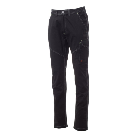 Pantaloni de lucru - Pantaloni talie Payper Worker Stretch Summer, Sezon Vara, Black, Marime L