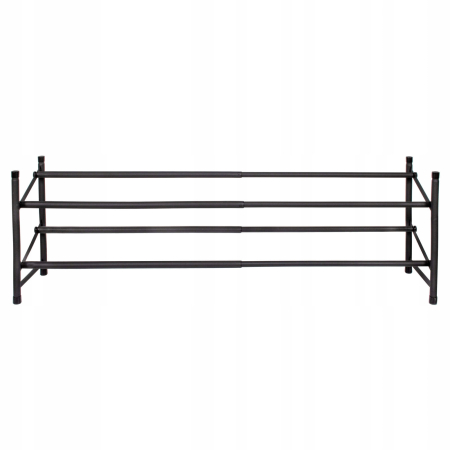Pantofar extensibil cu 2 rafturi, 62-115cm, negru [13]