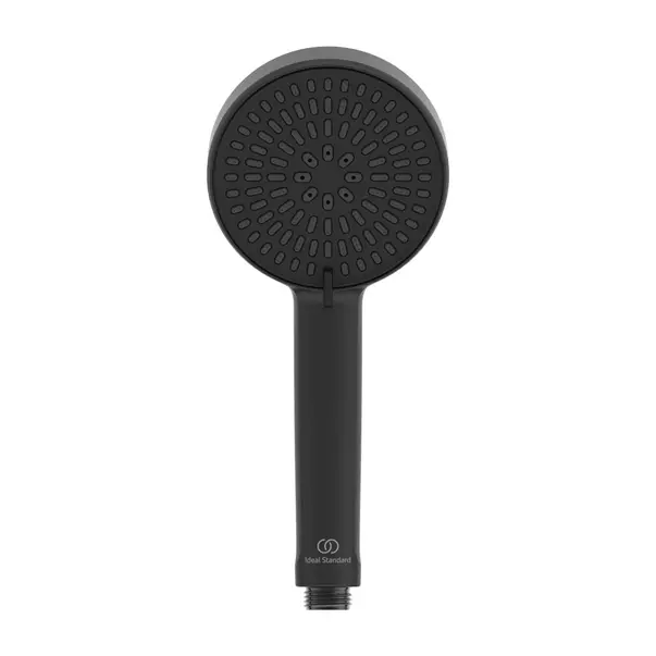 Baie - Para de dus din aluminiu Ideal Standard Alu+ negru mat cu 2 tipuri de jet