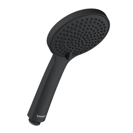 Baie - Para de dus Duravit UV0650015046, dus, diametru 110 mm, 3 functii, montaj universal, racord 1/2'', negru