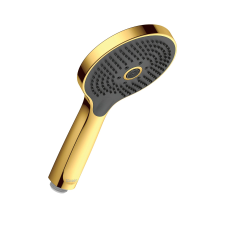 Baie - Para de dus Duravit UV0652017034, dus, diametru 120 mm, 3 functii, montaj universal, racord 1/2'', auriu