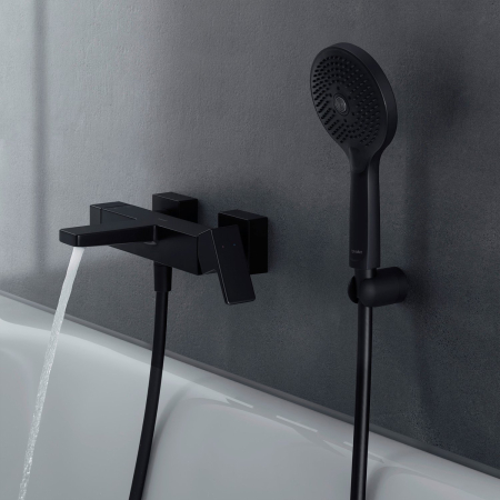 Para de dus Duravit UV0652017046, dus, diametru 120 mm, 3 functii, montaj universal, racord 1/2'', negru [1]