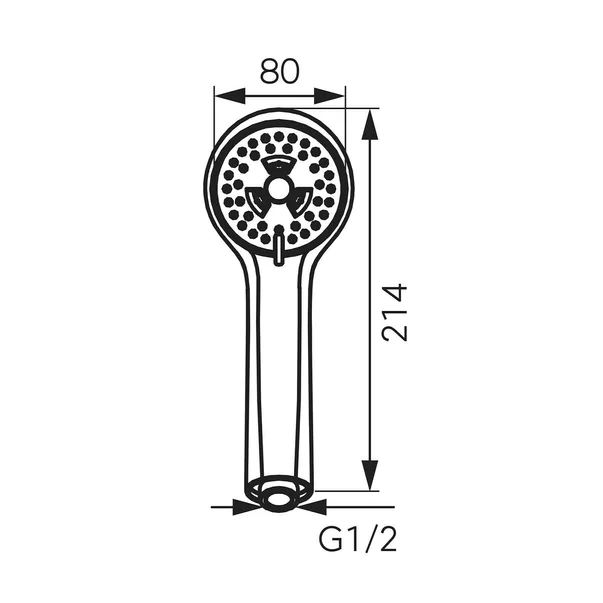 Para de dus Ferro Sole 3 functii crom [1]