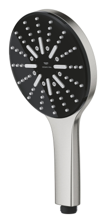 Para de dus Grohe 101676DC00, SPA AQUA, 130 mm, 3 functii, ABS/acril, mat, otel satinat [3]