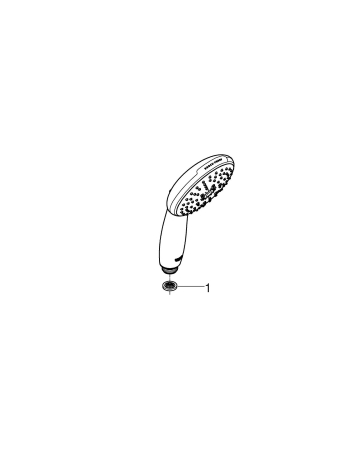 Para de dus Grohe 26031001, 110 mm, 211 mm, 3 functii, 1/2 racord, sistem anticalcar, universal, Crom [21]