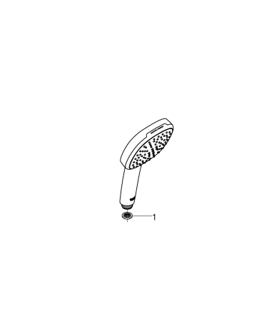 Para de dus Grohe 26397001, 110 mm, 211 mm, 2 functii, 1/2 racord, sistem anticalcar, universal, Crom [20]