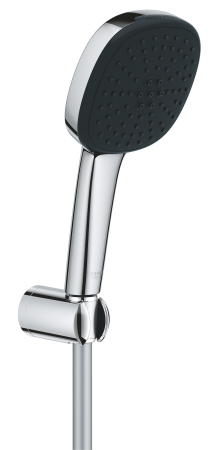 Sisteme de dus - Para de dus Grohe 26399001, 110 mm, 1.75 m, 211 mm, 2 functii, 1/2 racord, sistem anticalcar, universal, Crom
