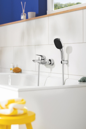 Para de dus Grohe 26399001, 110 mm, 1.75 m, 211 mm, 2 functii, 1/2 racord, sistem anticalcar, universal, Crom [7]