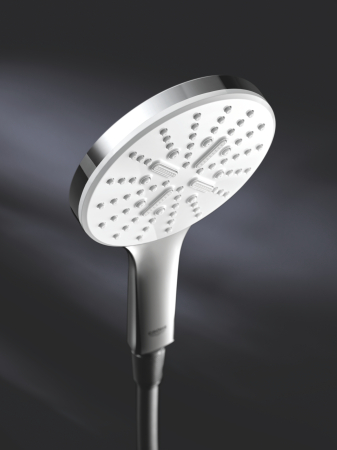 Para de dus Grohe 26544LS0, Rainshower SmartActive 130, 1/2'', universala, 3 pulverizari, anti-calcar, crom/alb [6]