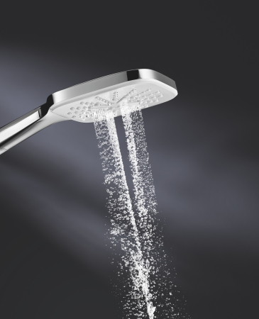 Para de dus Grohe 26551LS0, Rainshower SmartActive Cube 130, universala, 3 functii, crom/alb [5]