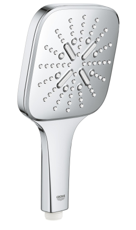 Sisteme de dus - Para de dus Grohe 26552000, 130 mm, 247 mm, 3 functii, 1/2 racord, sistem anticalcar, universal, Crom