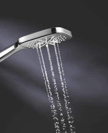 Para de dus Grohe 26552000, 130 mm, 247 mm, 3 functii, 1/2 racord, sistem anticalcar, universal, Crom [6]