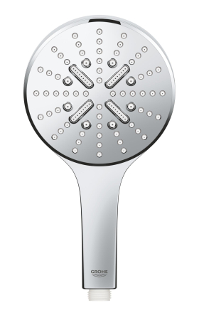 Para de dus Grohe 26574000, dus SmartActive 130, diametru 130 mm, 3 functii, montaj universal, racord 1/2'', crom [1]
