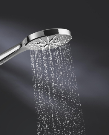 Para de dus Grohe 26574000, dus SmartActive 130, diametru 130 mm, 3 functii, montaj universal, racord 1/2'', crom [10]