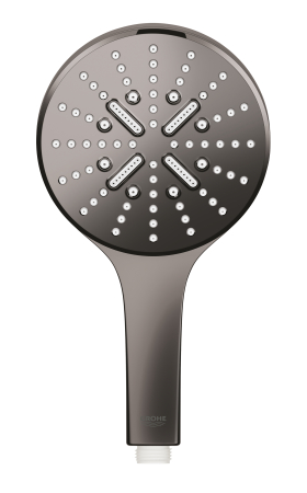 Para de dus Grohe 26574A00, Rainshower SmartActive 130, universala, 3 pulverizari, anti-calcar, lucios, grafit [2]