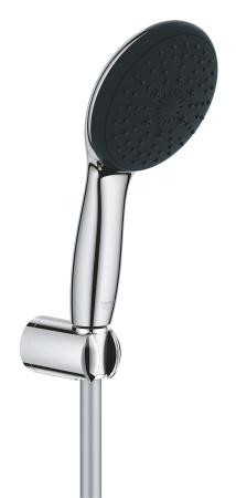 Sisteme de dus - Para de dus Grohe 26769001, 110 mm, 1.75 m, 211 mm, 3 functii, 1/2 racord, sistem anticalcar, universal, Crom
