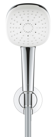 Para de dus Grohe 26910003, 110 mm, 1.5 m, 221 mm, 3 functii, 1/2 racord, sistem anticalcar, universal, Crom [1]