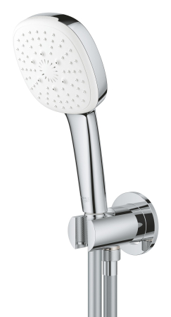 Para de dus Grohe 26910003, 110 mm, 1.5 m, 221 mm, 3 functii, 1/2 racord, sistem anticalcar, universal, Crom [2]