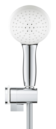 Para de dus Grohe 27601003, 110 mm, 1.75 m, 211 mm, 2 functii, 1/2 racord, sistem anticalcar, suport dus reglabil, Crom [1]