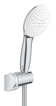 Sisteme de dus - Para de dus Grohe 27601003, 110 mm, 1.75 m, 211 mm, 2 functii, 1/2 racord, sistem anticalcar, suport dus reglabil, Crom