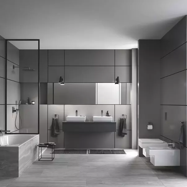 Para de dus Grohe Rainshower SmartActive 130 Cube 3 functii antracit periat Hard Graphite [1]