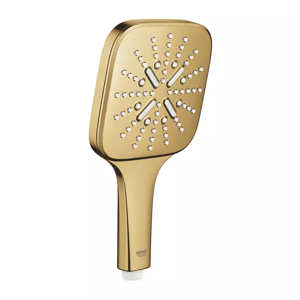 Pare, furtunuri si accesorii - Para de dus Grohe Rainshower SmartActive 130 Cube 3 functii auriu periat Cool Sunrise