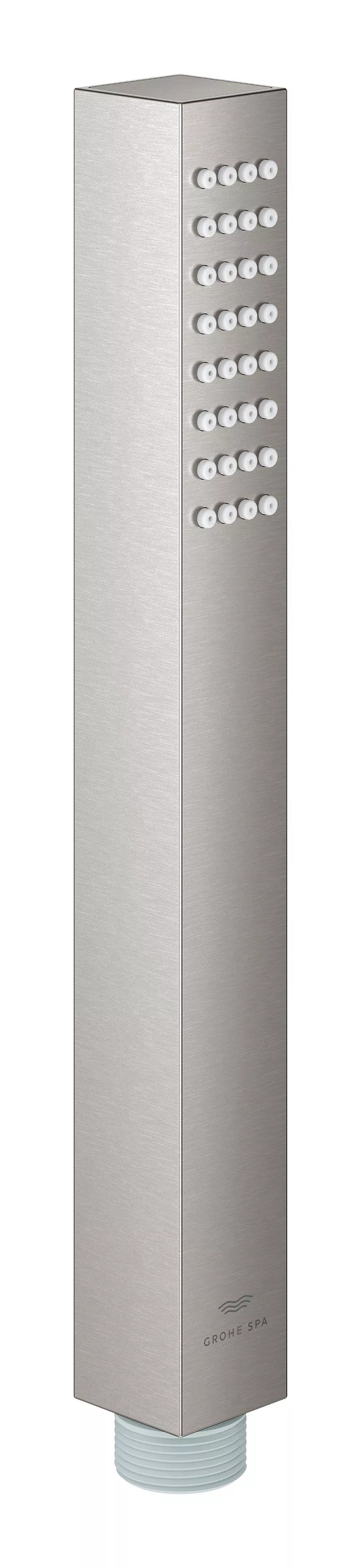 Pare, furtunuri si accesorii - Para de dus Grohe SPA AQUA Cube, 1 functie, metal, mat, otel satinat, 26885DC0